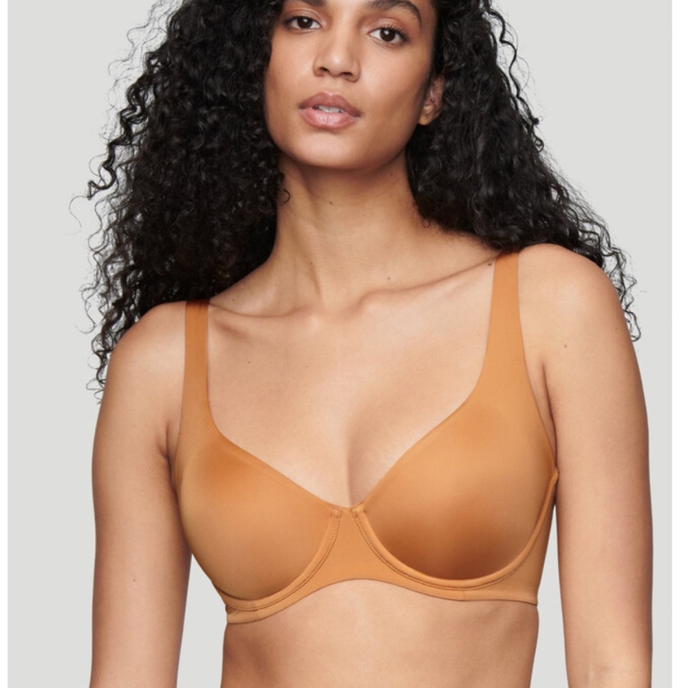 CUUP Smooth Underwire Bra in Light Orange
